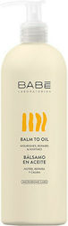 Babe Laboratorios Balm to Oil Creme für atopische Haut, Feuchtigkeit & Reizungen 500ml