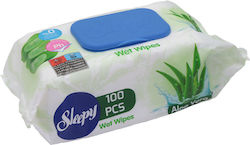 Sleepy Baby Wipes without Alcohol & Parabens with Aloe Vera 120pcs