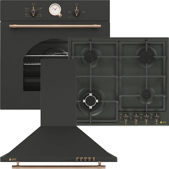 Thermogatz Set de electrocasnice integrate TGS 5511 BL + TGS 9511 BL + TGS 950 BL Rustic
