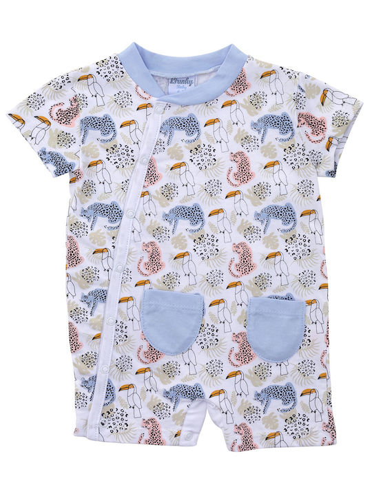 Funky Baby Bodysuit Set Short-Sleeved White