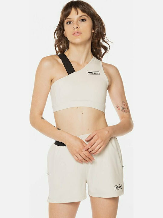 Pacey Γυναικείο Καλοκαιρινό Crop Top Αμάνικο Μπεζ