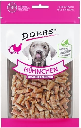 Dokas With Rice & Sesame Λιχουδιές Σκύλου με Κοτόπουλο 70gr