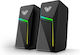 Aula N-521 2.0 Speakers with RGB 3W Black