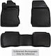 Novline Set of Front and Rear Mats 4pcs Tray Type for Kia Ceed 2018+ Black