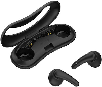 Celly Shape1 Earbud Bluetooth Handsfree Earphones with Charging Case Black