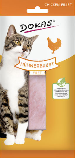 Dokas Katzenleckerlis mit Huhn für Erwachsene Katzen 22gr