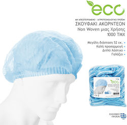 Surgical Covers Disposable Caps Ecogr Blue 52cm 100pcs