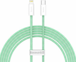 Baseus Dynamic Împletit USB-C la Cablu Lightning 20W Verde 2m (CALD000106)