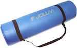 Joluvi Fitnessmatte Yoga/Pilates Blau mit Tragegurt