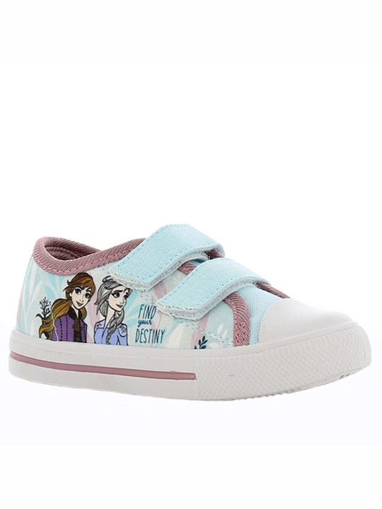 Disney Kids Sneakers with Straps Blue