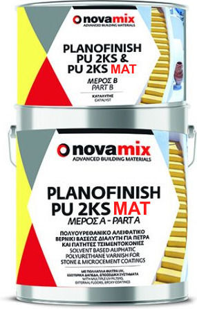 Novamix Planofinish PU 2ks Polyurethan 2-Komponenten Wasser Farblos Glanz 1Es