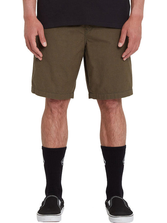 Frickin Ανδρική Βερμούδα Chino Χακί