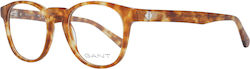 Gant Plastic Eyeglass Frame Brown Tortoise GA3235 053