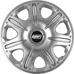 4Racing Car Hubcap Set Opus 14" 1pc Silver S