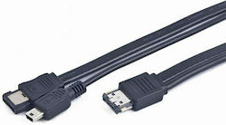 Cablexpert eSATA - eSATA Kabel 100cm Schwarz (CC-ESATAP-ESATA-USB5P-1M)