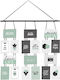 Atmosphera Multi Wall-Mounted Picture Frame 18 Pieces Plastic with Multicolour Frame