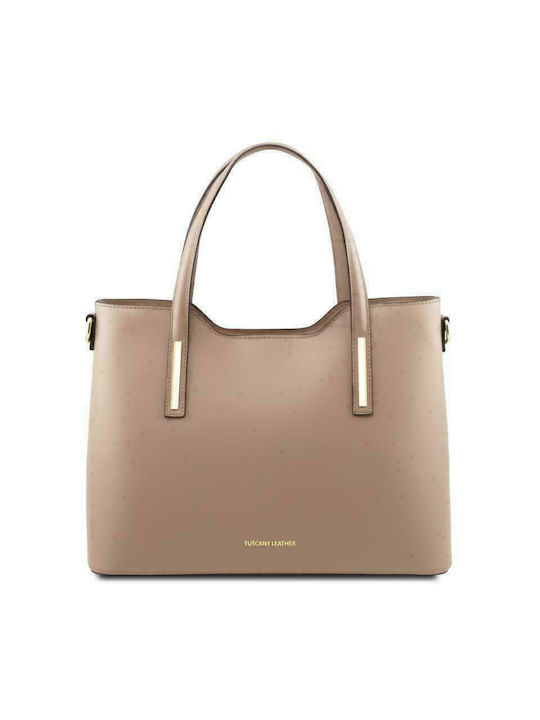 Tuscany Leather Olimpia Δερμάτινη Γυναικεία Τσά...