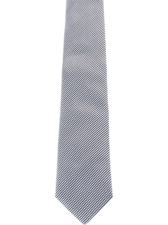 Boss Silk Men's Tie Printed Silver