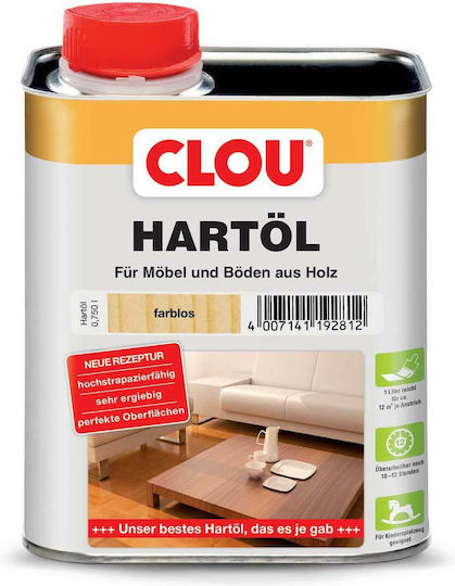 Clou Holzöl Farblos Λάδι Συντήρησης Άχρωμο Σατινέ 750ml