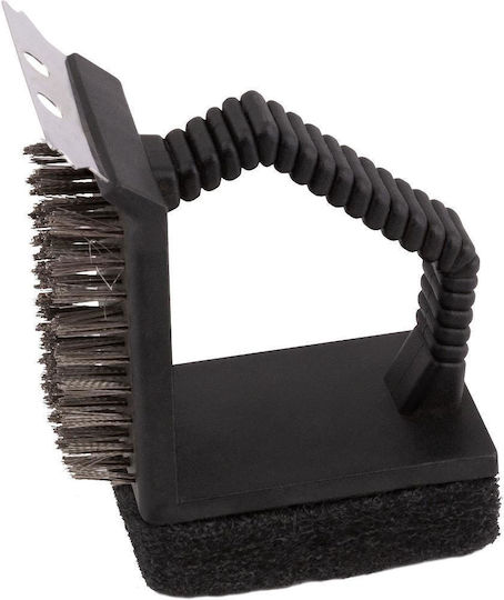 Lamart BBQ Cleaning Brush with Scraper and Sponge