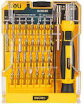 Deli Screwdriver with 33 Interchangeable Tips E