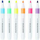 Topwrite Highlighter Μαρκαδόροι Ζωγραφικής 3.5mm Χονδροί Σετ 6 χρώματα