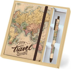 I-Total Travel the World με Σημειωματάριο και Στυλό