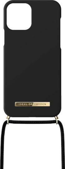 iDeal Of Sweden Ordinary Necklace Back Cover Πλαστικό με Λουράκι Jet Black (iPhone 13 Pro)