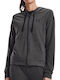 Rival Terry Damen Sweatshirtjacke Kapuzen Gray