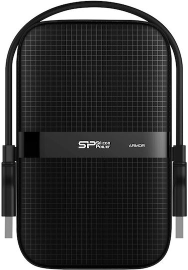 Silicon Power Armor A60 USB 3.1 Εξωτερικός HDD 4TB 2.5" Black/Black