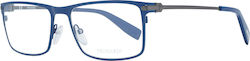 Trussardi Männlich Brillenrahmen Blau VTR024 08P6