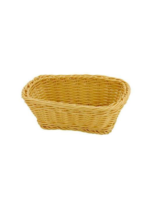 Sunnex Brotkorb aus Rattan Beige 23x19x8cm