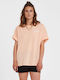 Volcom Damen Oversized T-shirt Coral