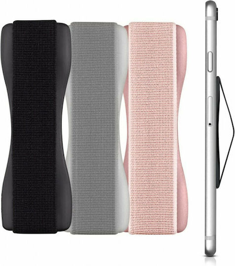 KWmobile 3τμχ Finger Holder Κινητού Black / Grey / Pink