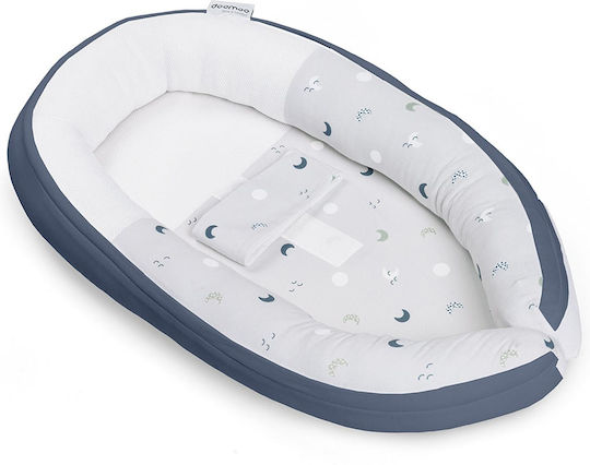 Doomoo Cocoon Baby Nest Blue/Grey