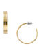 Skagen Earrings Hoops from Steel Gold Plated