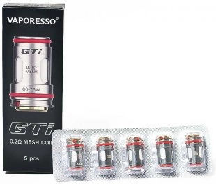 Vaporesso GTI Mesh Coil Αντιστάση Ηλεκτρονικών Τσιγάρων 0.2ohm (DL) 5τμχ