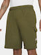 Sportswear Club Men's Shorts Cargo Rough Green