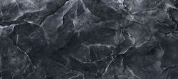 Ravenna Onyx 034769 Placă Podea Interior Porțelanat Lucios 60x120cm Negru