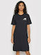 New Balance Essentials Summer Mini T-Shirt Dress Black