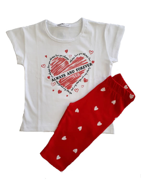 Nek Kids Wear Kids Set with Leggings Summer 2pc...