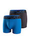 Ανδρικά Μποξεράκια Blue / Navy Blue 2Pack