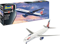 Revell Boeing 767-300ER British Airways Modeling Figure Airplane in Scale 1:144 37.1cm. Revell Boeing 767-300ER British Airways Modeling Figure Airplane in Scale 1:144 37.1cm.