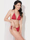Calypso Bikini Brasilien mit Schnürchen Burgundisch