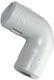 Elvhx Electrical Conduit Angle with Diameter 16mm made of Plastic 100pcs 4421