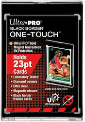 Ultra Pro Black Border UV One-Touch Magnetic Holder Toploader Black Ultra Pro Black Border UV One-Touch Magnetic Holder Toploader Black