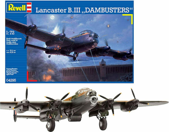 Revell Planes Series Lancaster B.III "DAMBUSTERS" Φιγούρα Μοντελισμού Αεροπλάνο 224 Κομματιών σε Κλίμακα 1:72 29.5x42.8εκ.