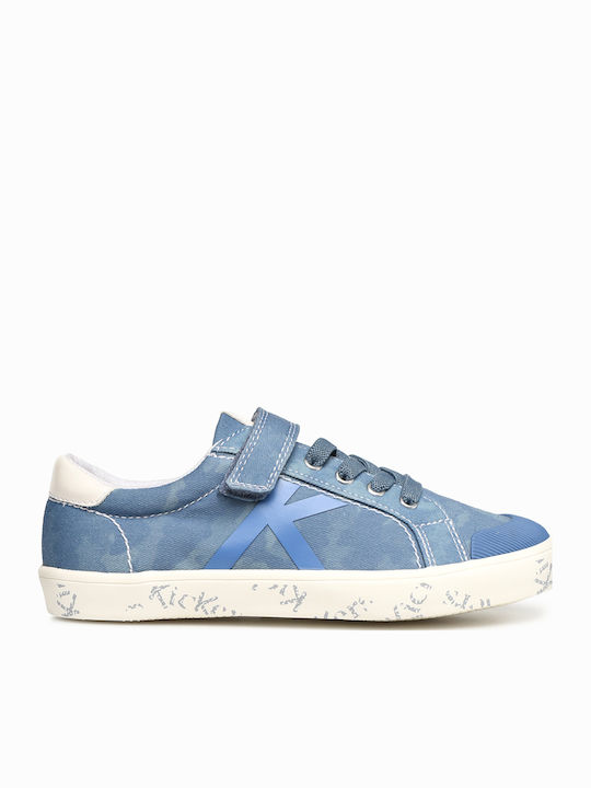Παιδικά Sneakers με Σκρατς Μπλε