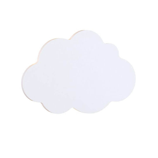 Aca Led Wooden Kids Wall Light Cloud White Aca Led Wooden Kids Wall Light Cloud White