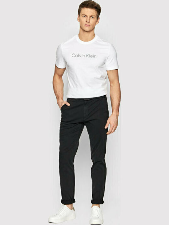 Παντελόνι Chino Ελαστικό σε Slim Εφαρμογή Μαύρο